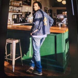 A COOL J VINTAGE DENIM  JACKET